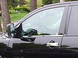 Window Sill Trim Set; Stainless Steel (04-15 Titan King Cab)