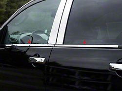 Window Sill Trim Set; Stainless Steel (04-15 Titan Crew Cab)