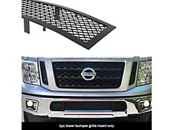 Wire Mesh Lower Bumper Grille Overlay; Black (16-19 Titan w/o Tow Hooks)
