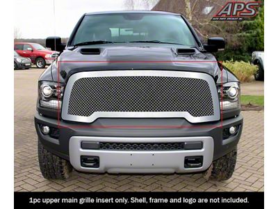 Wire Mesh Lower Grille Insert; Polished (04-15 Titan)