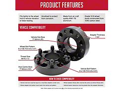 1.50-Inch Billet Aluminum Hubcentric 6-Lug Wheel Spacers (16-24 Titan XD)