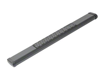6-Inch Oval UltraBlack Tube Step Side Step Bars without Mounting Brackets; Textured Black (16-24 Titan XD Regular Cab)