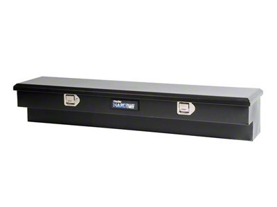 60-Inch HARDware Series Side Mount Tool Box; Textured Black (Universal; Some Adaptation May Be Required)