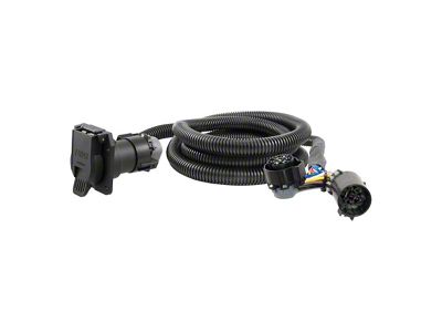 7-Foot 5th Wheel/Gooseneck Custom Wiring Harness with 7-Way Connector (16-24 Titan XD)