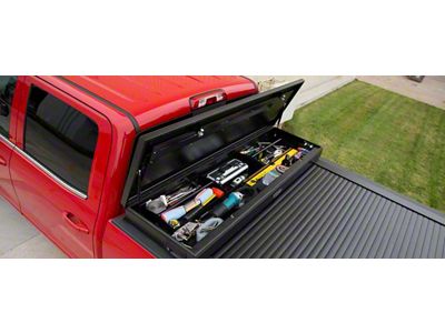 Truck Covers USA American Work Tool Box Hard Retractable Tonneau Cover (16-24 Titan XD)