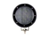 Atlas Roll Bar with 5.30-Inch Black Round Flood LED Lights; Black (16-24 Titan XD)