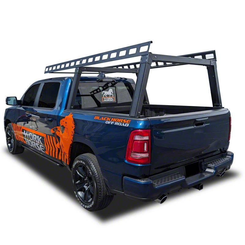 Titan XD Base K2 Over Cab Rack; Black (16-24 Titan XD w/ 8-Foot Bed ...