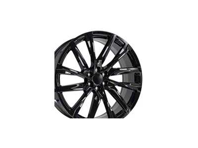 CA90 Gloss Black 6-Lug Wheel; 26x10; 28mm Offset (16-24 Titan XD)