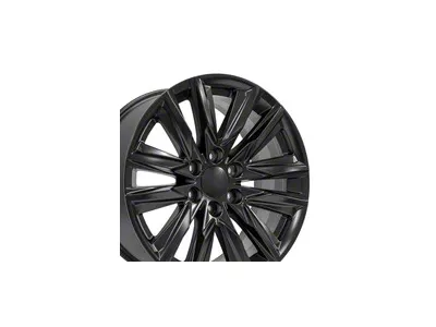 CA91 Satin Black 6-Lug Wheel; 20x9; 28mm Offset (16-24 Titan XD)