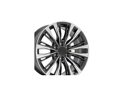 CA93 Gunmetal with Polished Face 6-Lug Wheel; 20x9; 28mm Offset (16-24 Titan XD)