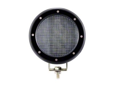 Classic Roll Bar with 5.30-Inch Black Round Flood LED Lights; Stainless Steel (16-24 Titan XD)