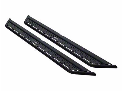 Go Rhino Dominator Xtreme D6 Side Step Bars; Textured Black (16-24 Titan XD Crew Cab)