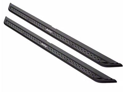 Go Rhino Dominator Xtreme DSS Slider Side Step Bars; Textured Black (16-24 Titan XD Crew Cab)