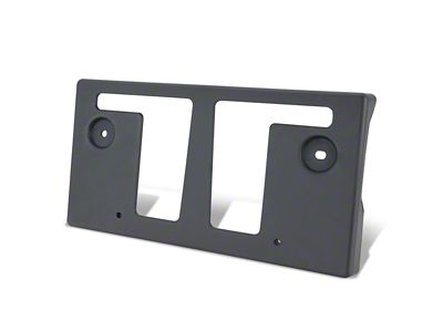 Front License Plate Mounting Bracket; Black (16-19 Titan XD)
