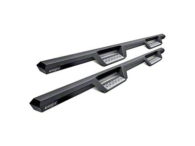 Westin HDX Stainless Drop Nerf Side Step Bars; Textured Black (16-24 Titan XD Crew Cab)
