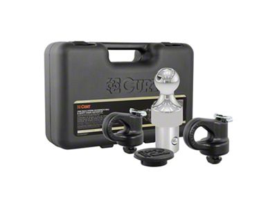 OEM Puck System 2-5/16-Inch Gooseneck Ball and Safety Chain Anchor Kit (16-20 Titan XD w/ 5th Wheel Prep Package)