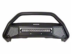 Go Rhino RC4 LR Bull Bar with 20-Inch LED Light Bar Mount; Textured Black (16-24 Titan XD)