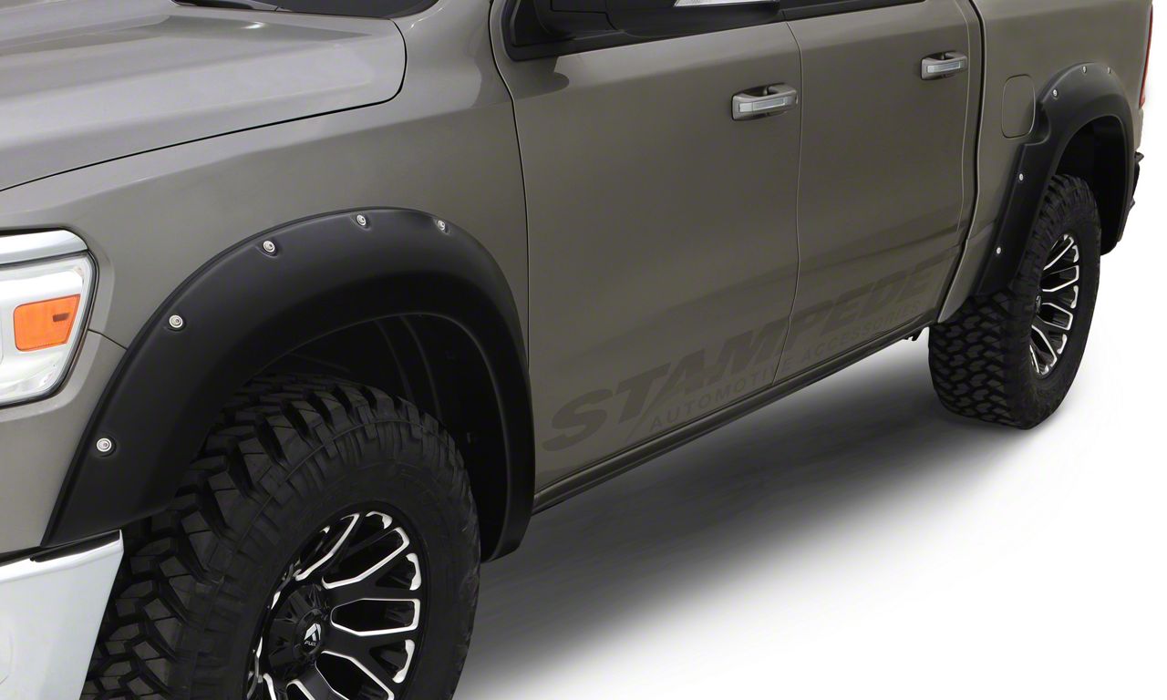 Titan XD Ruff Riderz Fender Flares; Textured Black (16-24 Titan XD ...
