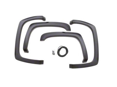SX-Sport Style Fender Flares; Front and Rear; Smooth (16-24 Titan XD)