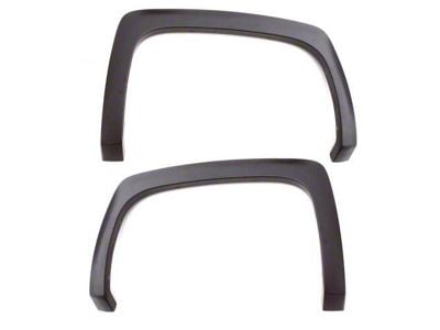 SX-Sport Style Fender Flares; Rear; Smooth (16-24 Titan XD)