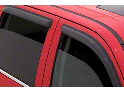 Ventvisor Window Deflectors; Front and Rear; Dark Smoke (16-24 Titan XD Crew Cab)