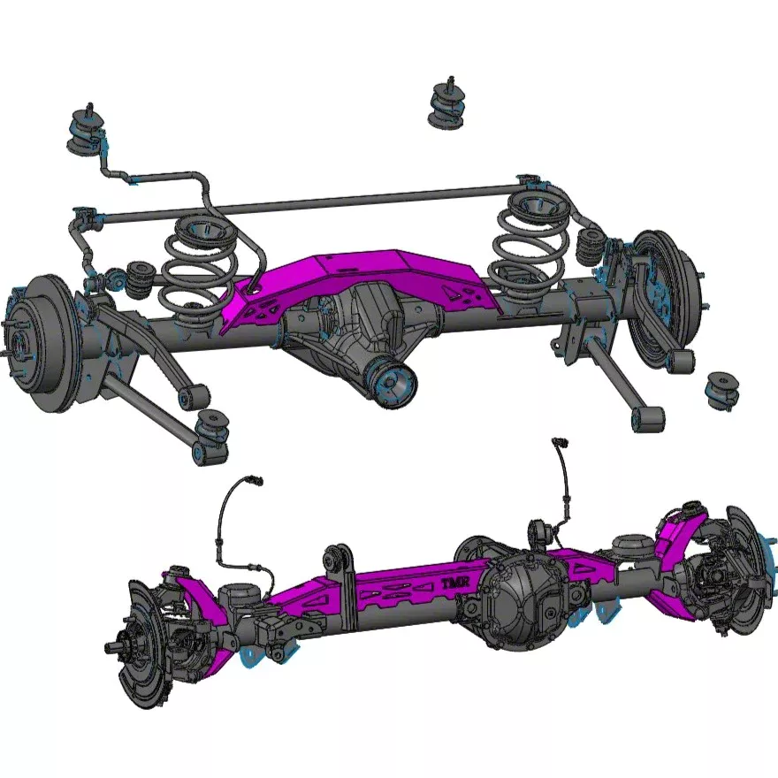 TMR Customs Jeep Wrangler Dana 30 Front/Dana 44 Rear Axle