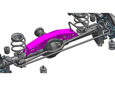 TMR Customs Rear Dana 44 Truss Kit (07-18 Jeep Wrangler JK)