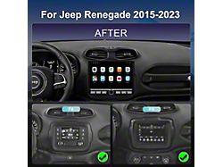 Top Display by Navos 10.10-Inch QLED Radio Upgrade with 8-Core CPU; 2GB RAM; 32 GB ROM (15-23 Jeep Renegade BU)