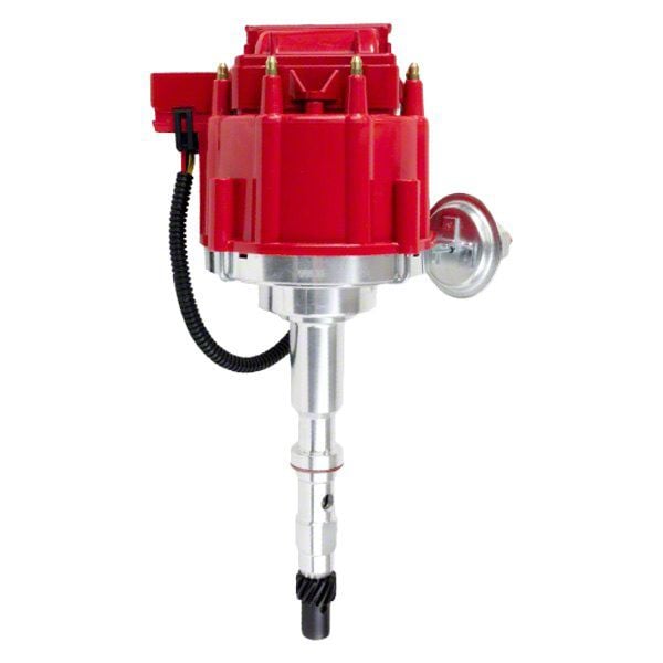 Top Street Performance Jeep Wrangler HEI Distributor; Red JM6512R (7681 5.0L Jeep CJ7) Free