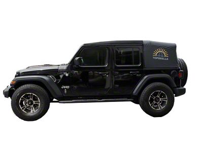 Topbrella Rain/Foul Weather Protector Top; Beige (18-25 Jeep Wrangler JL 2-Door)