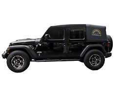 Topbrella Rain/Foul Weather Protector Top; Beige (07-18 Jeep Wrangler JK 2-Door)