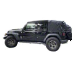 Topbrella Rain/Foul Weather Protector Top; Black (18-25 Jeep Wrangler JL 4-Door)