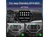 Top Display by Navos 10.10-Inch QLED Radio Upgrade with 8-Core CPU; 2GB RAM; 32GB ROM (14-23 Jeep Cherokee KL)