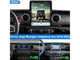 Top Display by Navos 12.10-Inch QLED Radio Upgrade with 8-Core CPU; 2GB RAM; 32GB ROM (20-23 Jeep Gladiator JT)