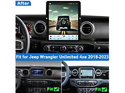 TopDisplay 12.10-Inch QLED Radio Upgrade with 8-Core CPU; 4GB RAM; 64GB ROM (20-23 Jeep Gladiator JT)