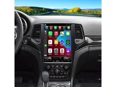 TopDisplay 12.10-Inch QLED Radio Upgrade with 8-Core CPU; 4GB RAM; 64GB ROM (14-21 Jeep Grand Cherokee WK2)