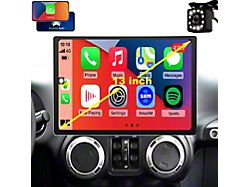 TopDisplay 13.30-Inch QLED Radio Upgrade with 8-Core CPU; 4GB RAM; 64GB ROM (11-18 Jeep Wrangler JK)
