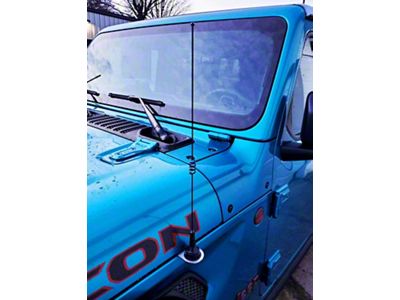Topsy Fender Mount NMO Antenna Bracket (20-25 Jeep Gladiator JT)