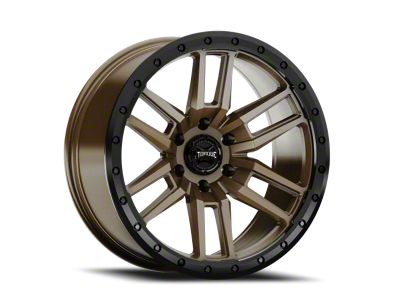 Torque Wheels TW411C Pritchett Bronze with Black Lip 6-Lug Wheel; 20x9; -12mm Offset (04-15 Titan)