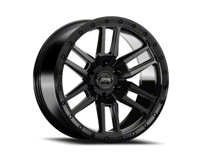Torque Wheels TW411C Pritchett Satin Black 6-Lug Wheel; 18x9; -12mm Offset (04-15 Titan)