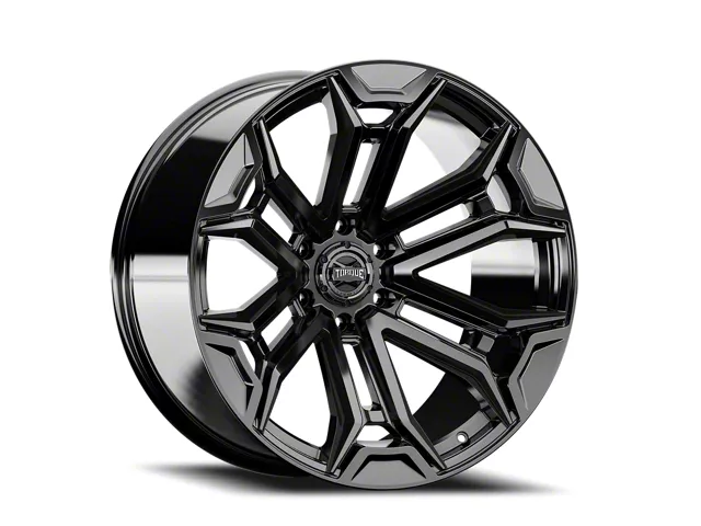 Maverick Torque Rims Torque Wheels Titan TW415C Maverick Gloss Black Milled with Dark Tint 6 ...