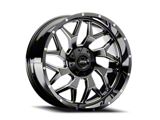 Torque Wheels TW427C Vortex Gloss Black Milled 6-Lug Wheel; 20x9; -12mm Offset (04-15 Titan)
