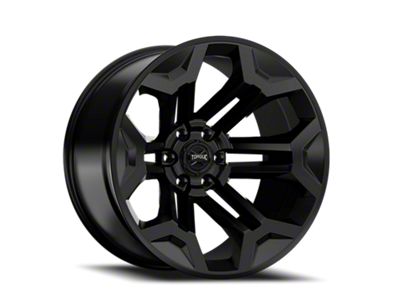 Torque Wheels TW405C Pulse Satin Black 6-Lug Wheel; 20x9; -12mm Offset (05-15 Tacoma)