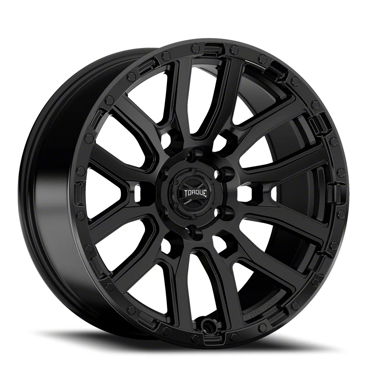 Torque Wheels Bronco TW401R Canyon Satin Black 6-Lug Wheel; 20x9; -12mm ...