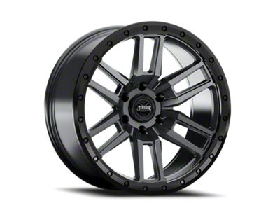 Torque Wheels TW411C Pritchett Satin Anthracite with Satin Black Lip 6-Lug Wheel; 20x9; 35mm Offset (21-26 Bronco, Excluding Raptor)