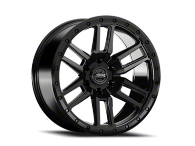 Torque Wheels TW411C Pritchett Satin Black 6-Lug Wheel; 20x9; 35mm Offset (21-26 Bronco, Excluding Raptor)