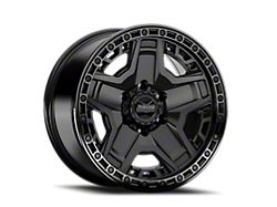 Torque Wheels TW448R Blackhawk Satin Black with Gloss Black Lip 6-Lug Wheel; 17x9; -12mm Offset (22-26 Bronco Raptor)