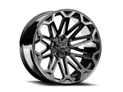 Torque Wheels TW406C Xcelerate Gloss Black Wheel; 22x10; -18mm Offset (20-25 Jeep Gladiator JT)