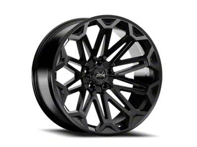 Torque Wheels TW406C Xcelerate Satin Black Wheel; 22x10; -18mm Offset (20-25 Jeep Gladiator JT)