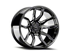 Torque Wheels TW403C Impact Gloss Black Milled Wheel; 20x10; -18mm Offset (07-18 Jeep Wrangler JK)